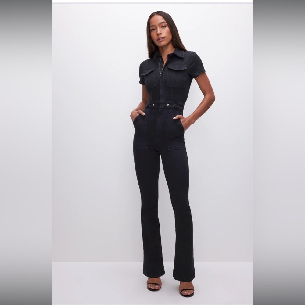 Good American Fit for Success Jumpsuit - Bootcut Size S